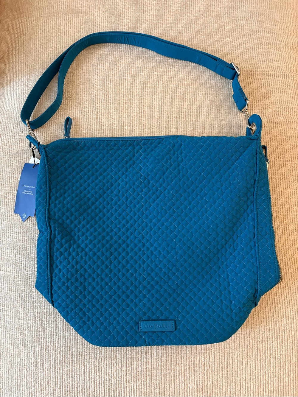 Vera Bradley Carson Hobo Bag, Bahama Blue
